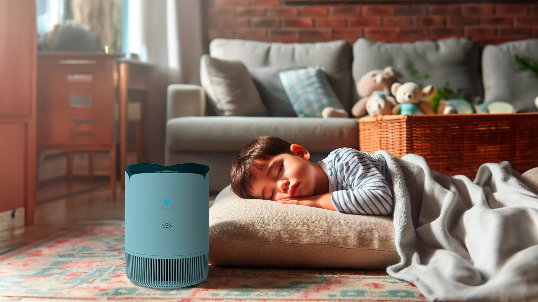 Cómo un buen purificador de aire mejora la salud respiratoria de tus hijos