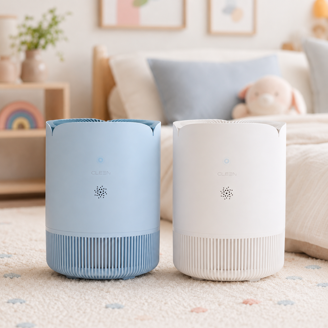 Pack Doble Descanso CLEEN Kids | 2 Purificadores de Aire para Niños y Hogar