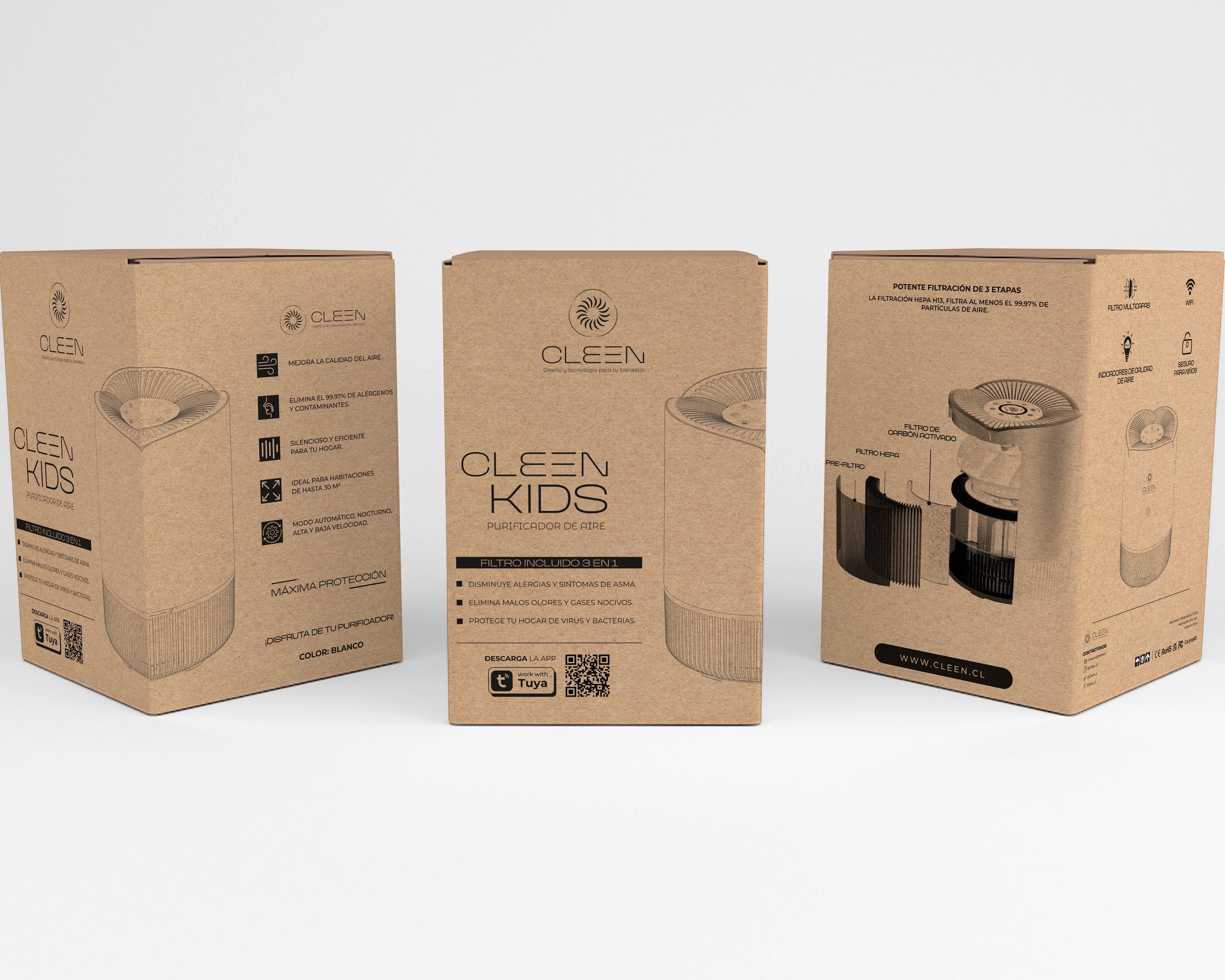Purificador de Aire CLEEN Kids + ENVÍO GRATIS